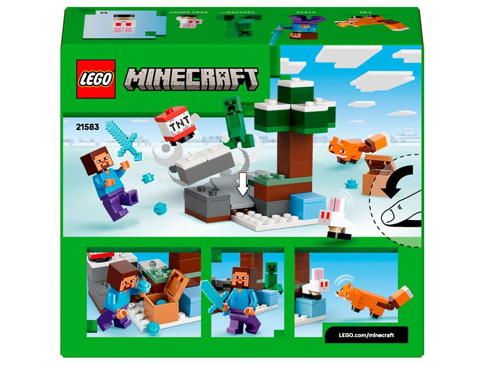 LEGO Minecraft Aventura de Steve na Taiga - 6