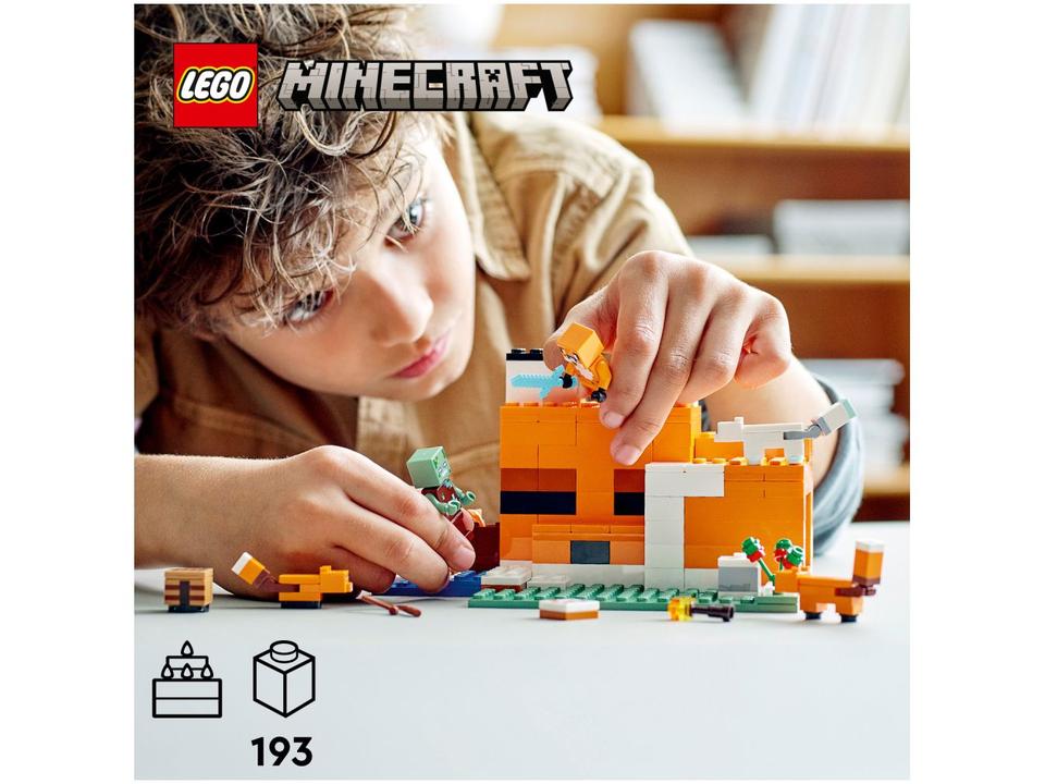LEGO Minecraft Pousada da Raposa 193 Peças - 1