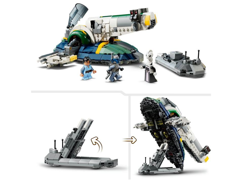 LEGO Nave Estelar de Jango Fett 75433 707 Peças - 4