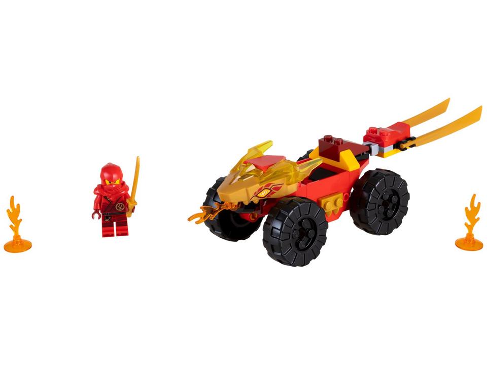 LEGO Ninjago Batalha de Carro e Moto de Kai e Ras - 103 Peças 71789 - 2