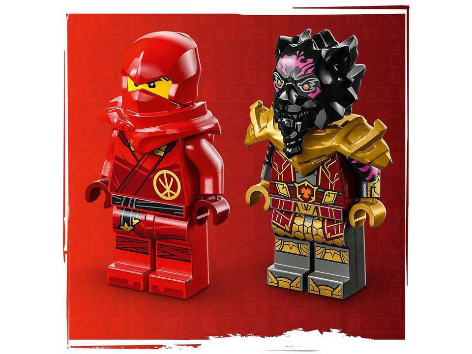LEGO Ninjago Batalha de Carro e Moto de Kai e Ras - 103 Peças 71789 - 10