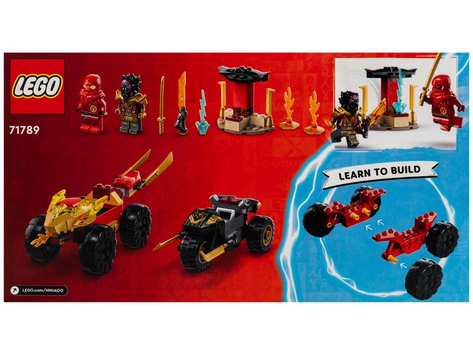 LEGO Ninjago Batalha de Carro e Moto de Kai e Ras - 103 Peças 71789 - 5