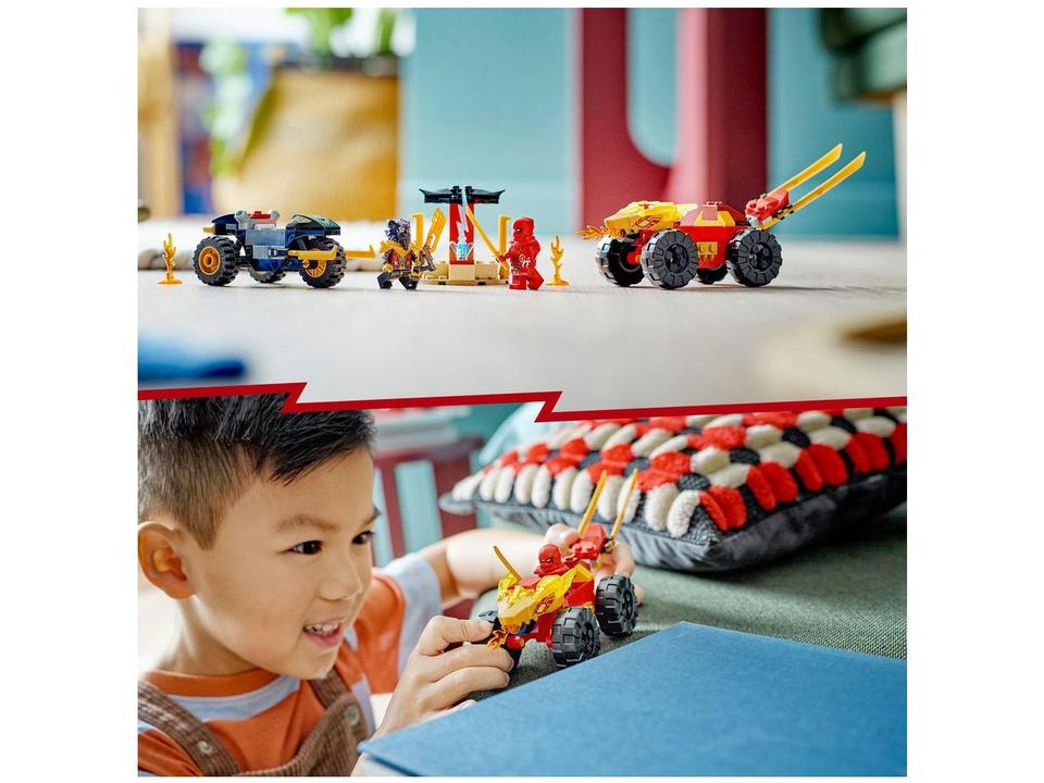 LEGO Ninjago Batalha de Carro e Moto de Kai e Ras - 7