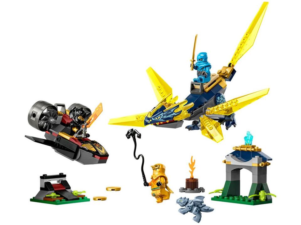LEGO Ninjago Batalha do Bebê Dragão de Nya e Arin - 1