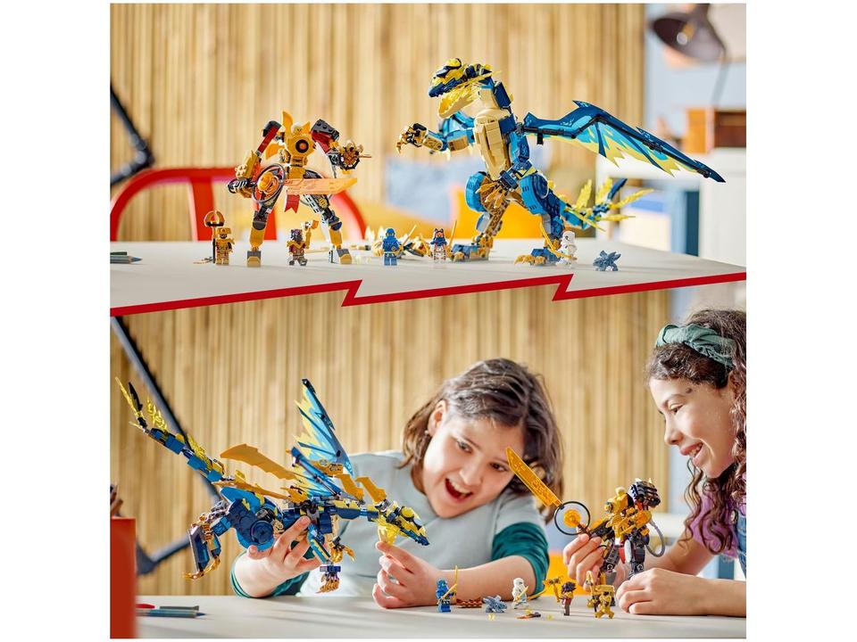 LEGO Ninjago Dragão Elementar vs O Robô da - 5