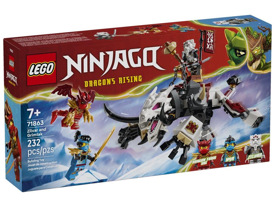 LEGO Ninjago Dragons Rising Zilvar e Grimtak - 5