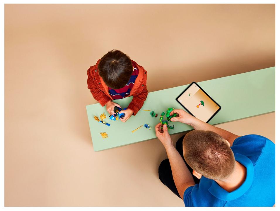 LEGO Ninjago Luta de Dragão Jay 71853 107 Peças - 2