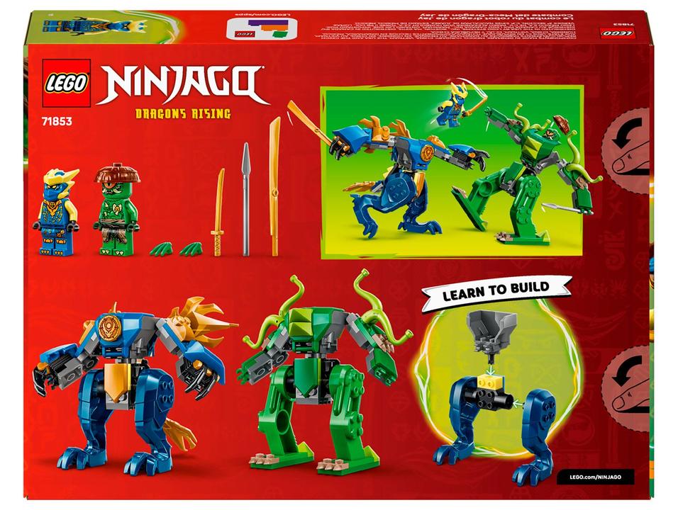 LEGO Ninjago Luta de Dragão Jay 71853 107 Peças - 5