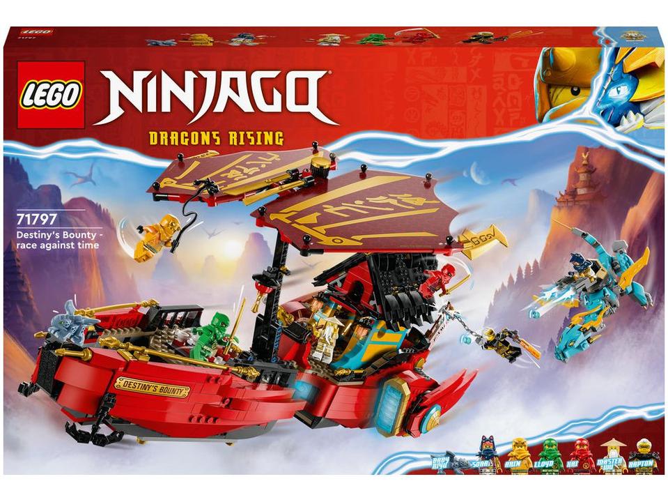 LEGO Ninjago Navio Recompensa do Destino Corrida - contra o Tempo 1739 Peças 71797