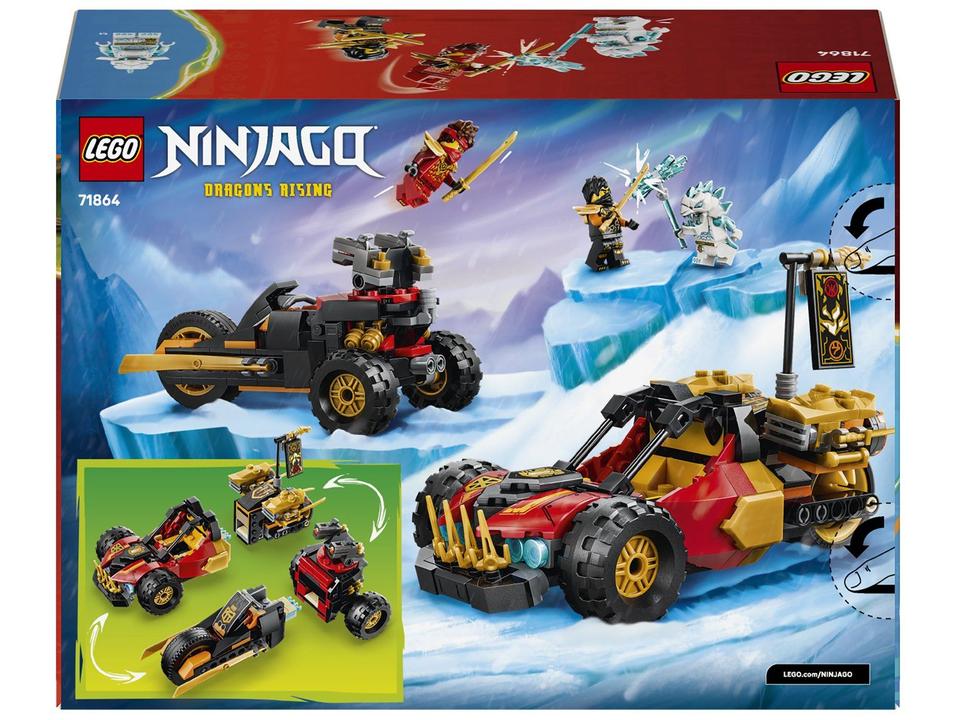 LEGO Ninjago Veículos de Kai e Cole - 6