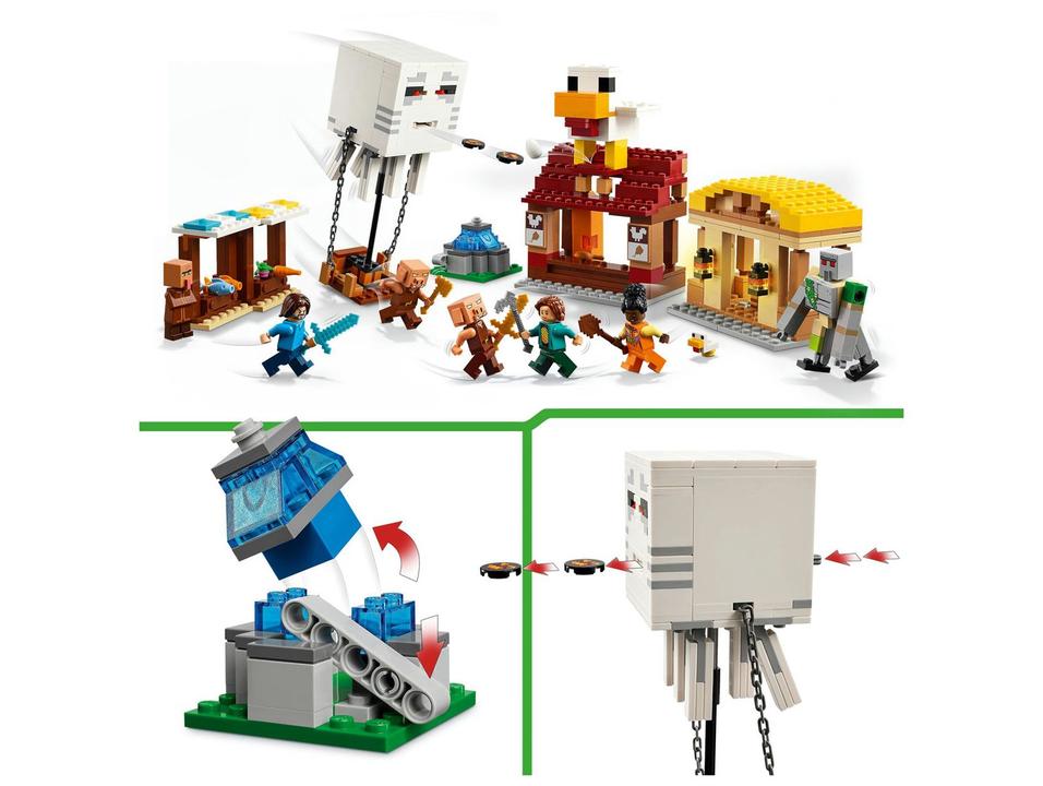 LEGO O Ataque do Balão Ghast à Vila 21273 - 6