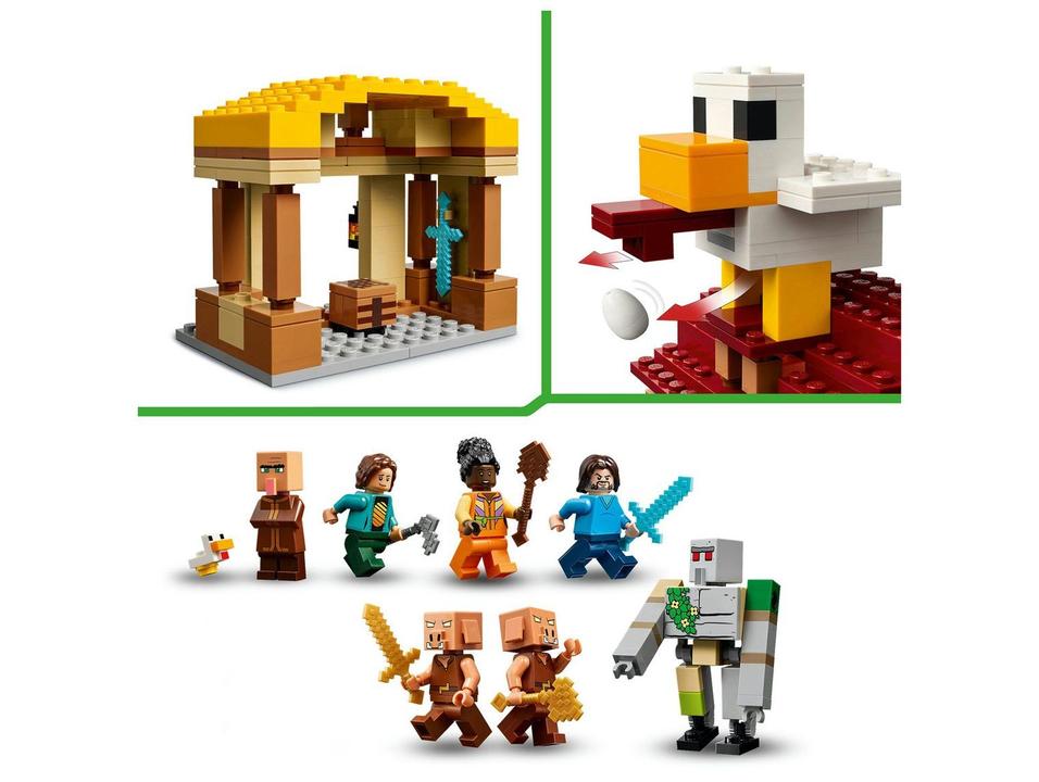 LEGO O Ataque do Balão Ghast à Vila 21273 - 5