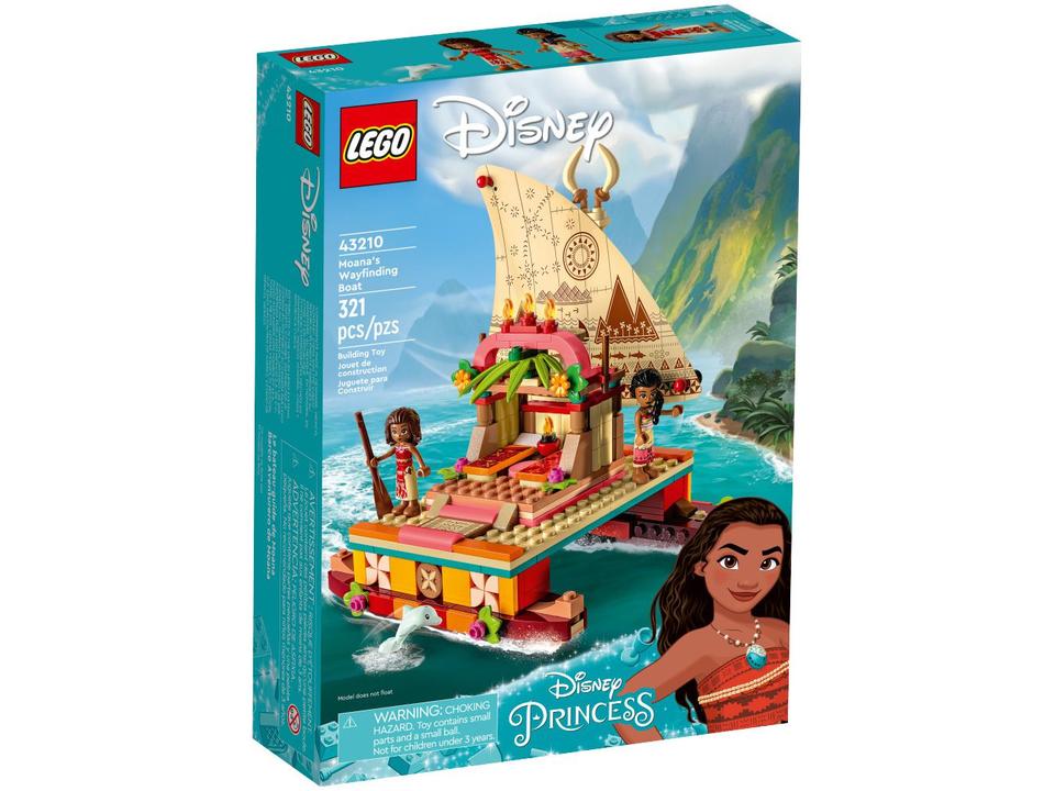 LEGO O Catamarã de Descobertas da Moana - 321 Peças 43210