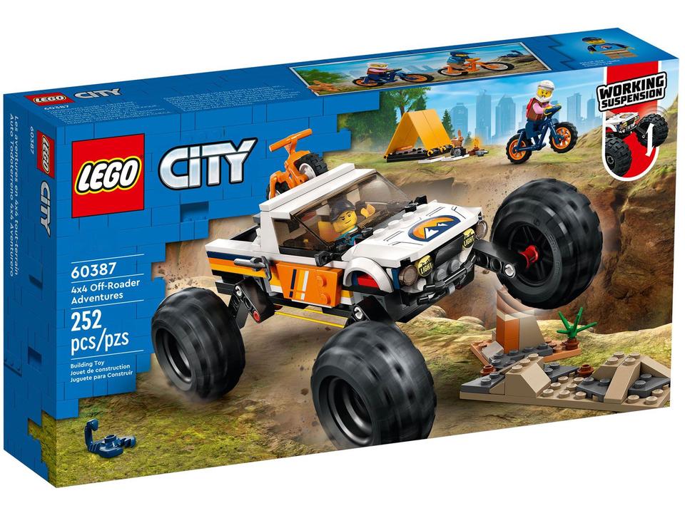 LEGO Off-Roader 4x4 de Aventuras 252 Peças - 60387