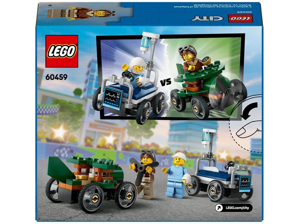 LEGO Pack de Carros de Corrida Avião vs. Leito - 8