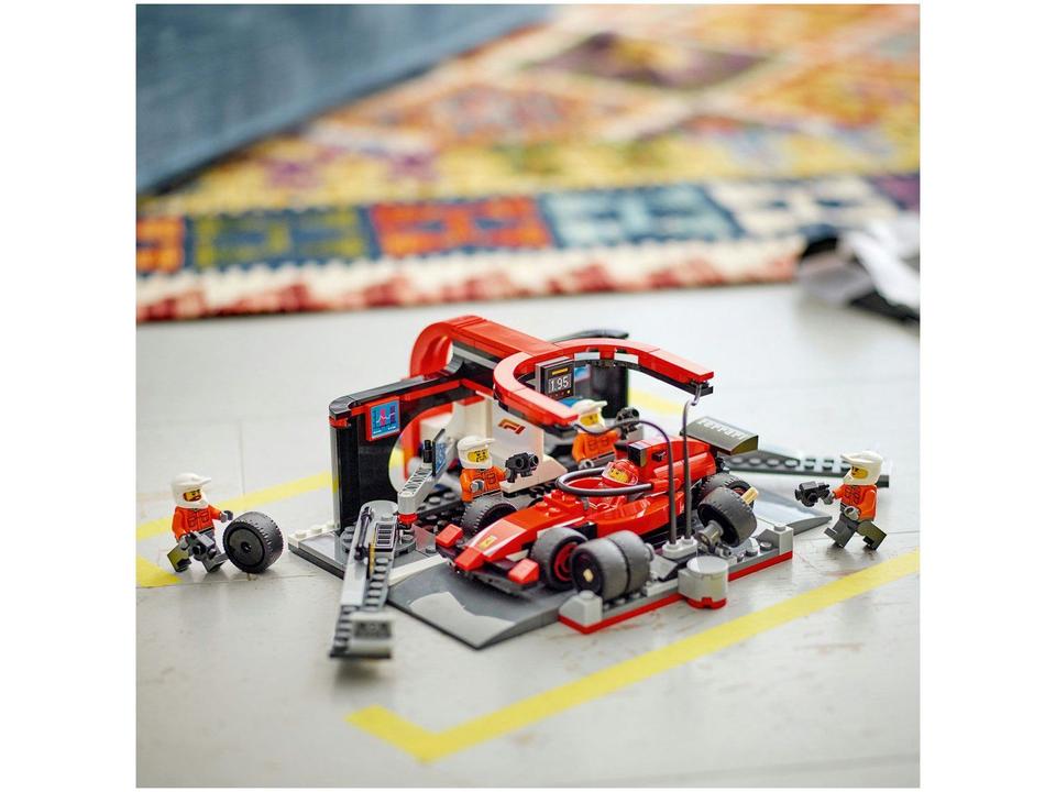 LEGO Pit Stop e Equipe de Box de F1 com Carro da - 3