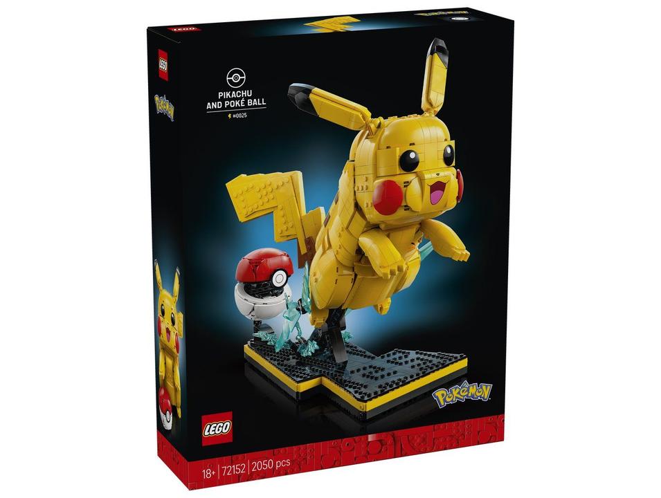 LEGO Pokémon Pikachu e Poké Bola 72152 2050 Peças - 5