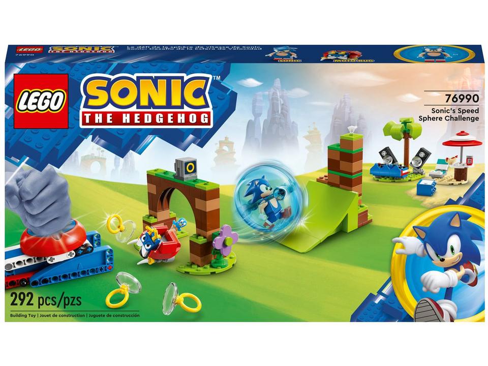 LEGO Sonic Desafio da Esfera de Velocidade 76990 - 292 Peças - 2