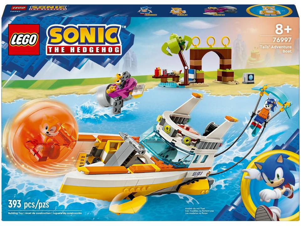 LEGO Sonic The Hedgehog Barco de Aventura do Tails - 8