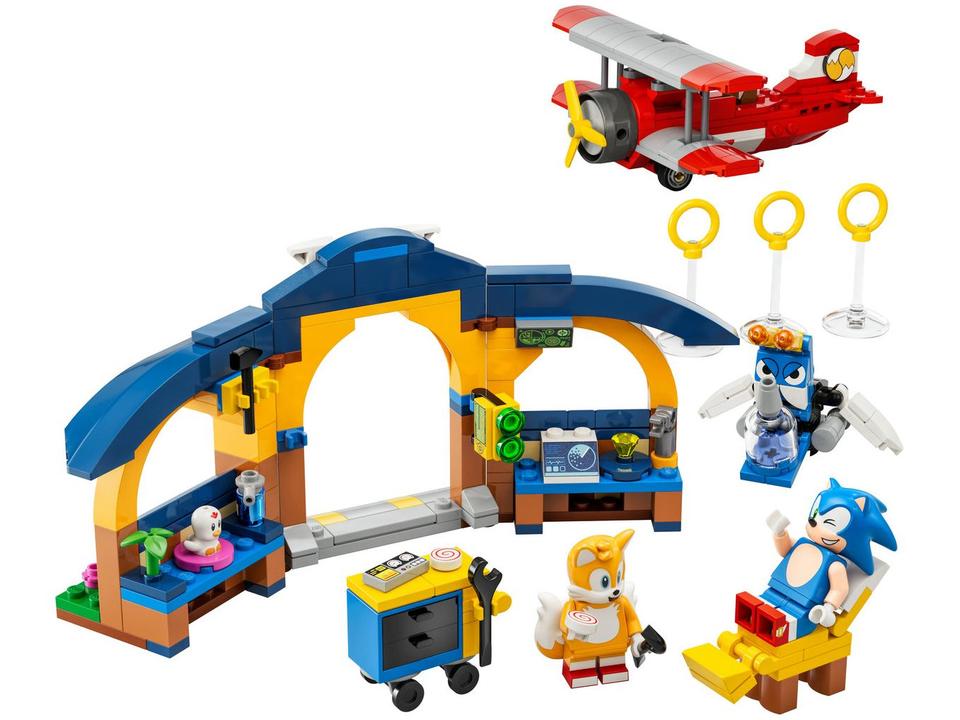 LEGO Sonic the Hedgehog Oficina do Tails e Avião - 1