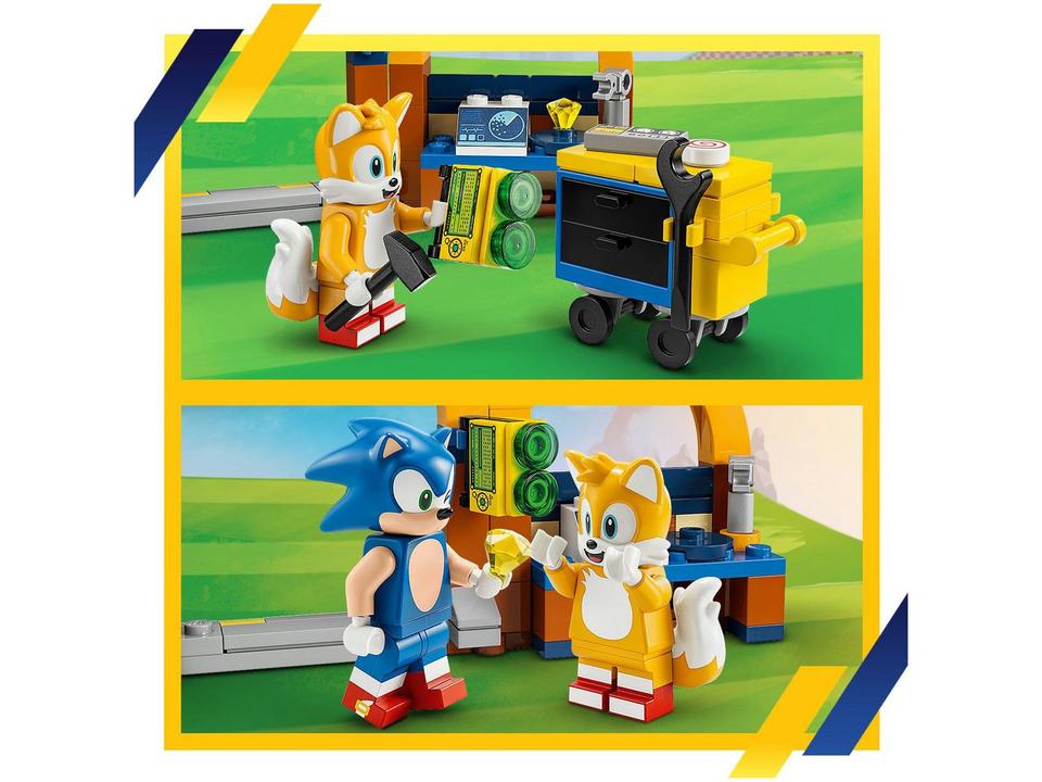 LEGO Sonic the Hedgehog Oficina do Tails e Avião - 8