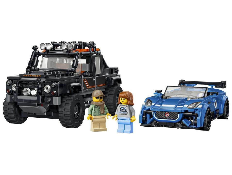 LEGO Speed Champions Jaguar Project 7 e Land Rover - 4