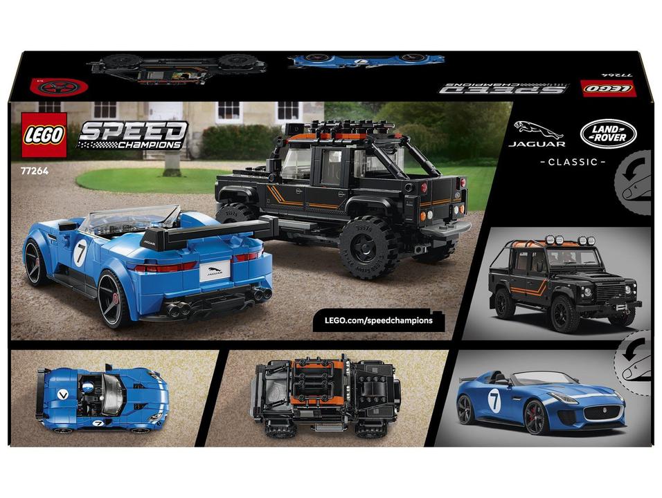 LEGO Speed Champions Jaguar Project 7 e Land Rover - 6