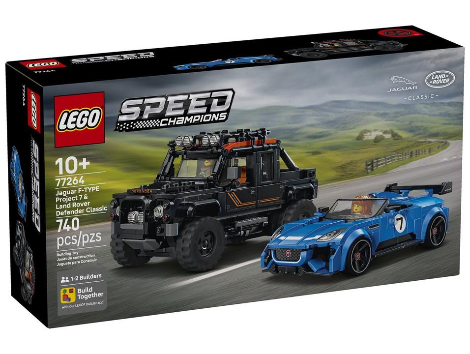 LEGO Speed Champions Jaguar Project 7 e Land Rover - 5