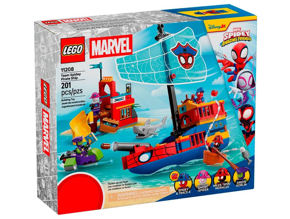 LEGO Spidey Navio Pirata e Equipe Spidey 11208 - 5