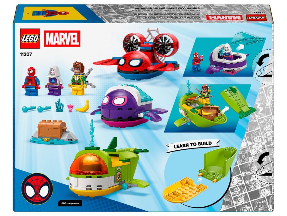 LEGO Spidey Veículos Subaquáticos 11207 154 Peças - 6