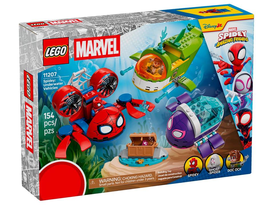 LEGO Spidey Veículos Subaquáticos 11207 154 Peças - 5