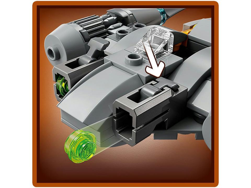 LEGO Star Wars Microfighter Caça Estelar N-1 do - Mandaloriano 75363 88 Peças - 8