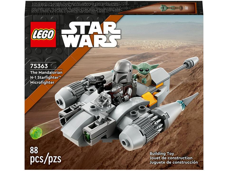 LEGO Star Wars Microfighter Caça Estelar N-1 do - Mandaloriano 75363 88 Peças - 2