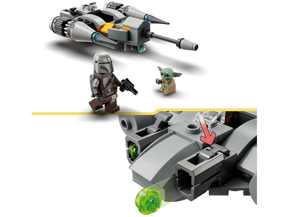 LEGO Star Wars Microfighter Caça Estelar N-1 do - Mandaloriano 75363 88 Peças - 5