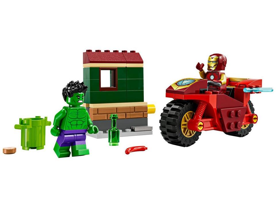 LEGO Super Heroes Homem de Ferro com Motocicleta - 11