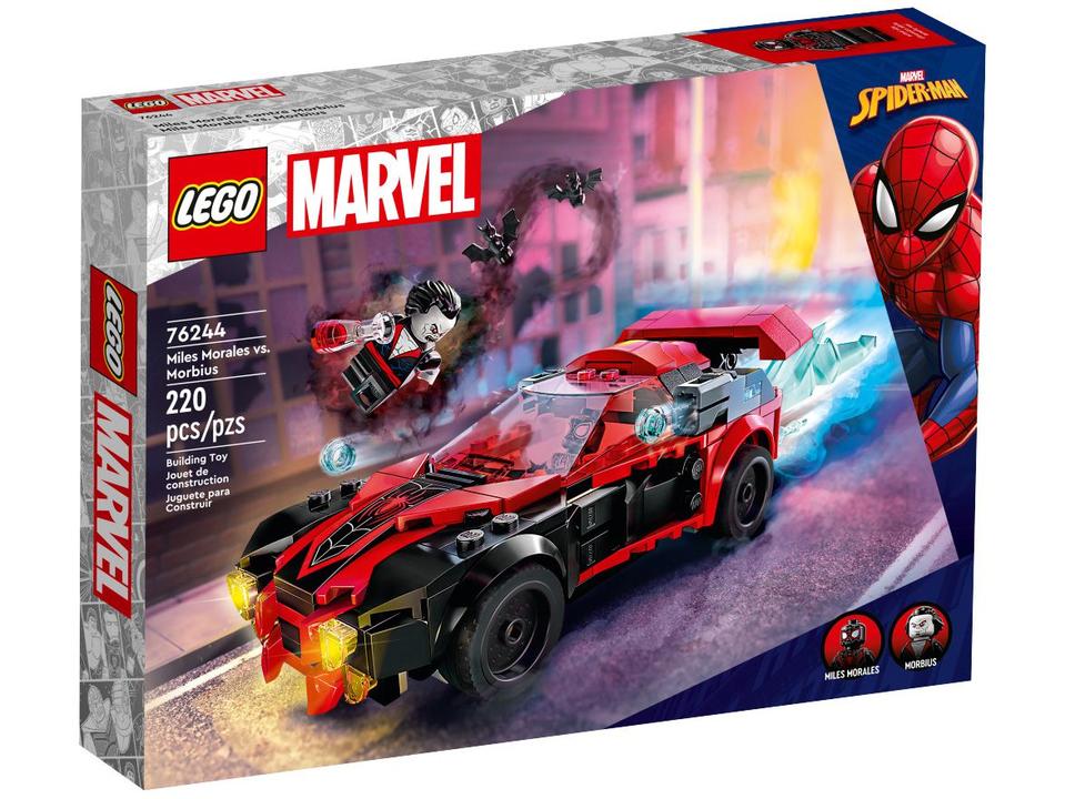 LEGO Super Heroes Marvel Miles Morales VS Morbius - 220 Peças 76244