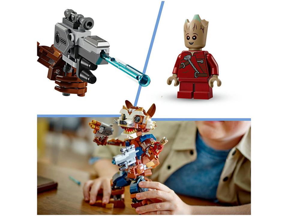 LEGO Super Heroes Marvel Rocket e Groot Bebê - 4