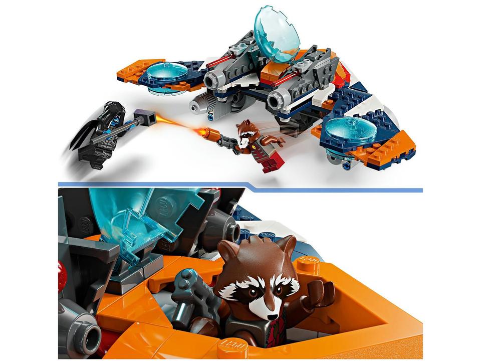 LEGO Super Heroes Marvel Warbird do Rocket vs - 4