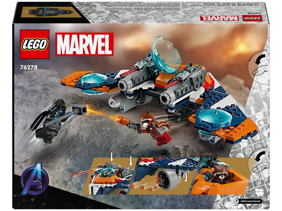 LEGO Super Heroes Marvel Warbird do Rocket vs - 7