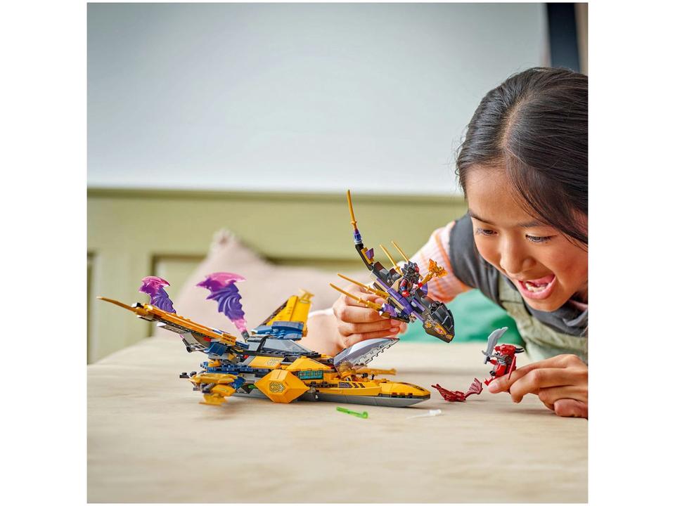 LEGO Superjato da Tempestade de Ras e Arin 71833 - 2