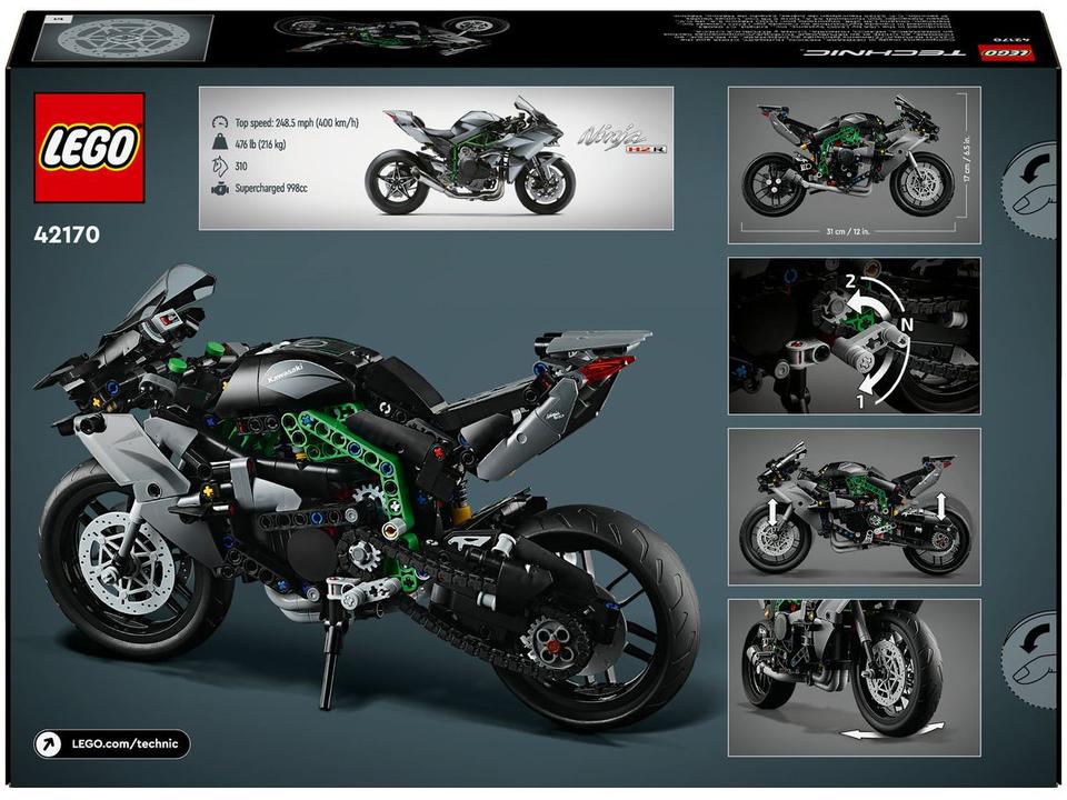 LEGO Technic Motocicleta Kawasaki Ninja H2R - 8