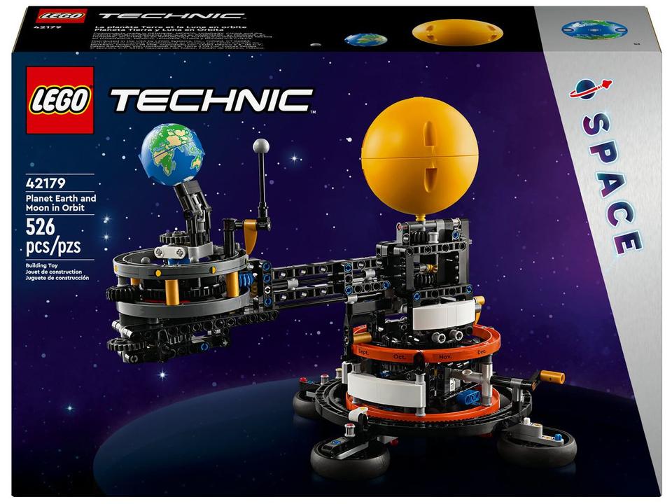 LEGO Technic Planeta Terra e Lua em Órbita - 1