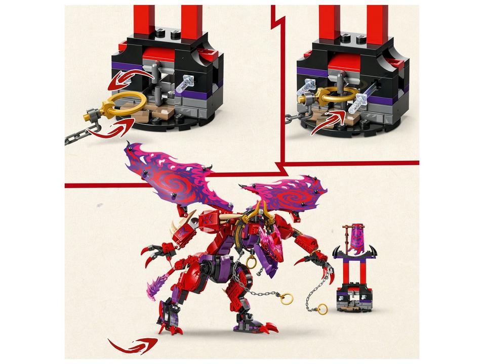 LEGO Thunderfang o Dragão do Caos 71832 - 4