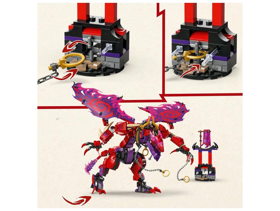 LEGO Thunderfang o Dragão do Caos 71832 - 4