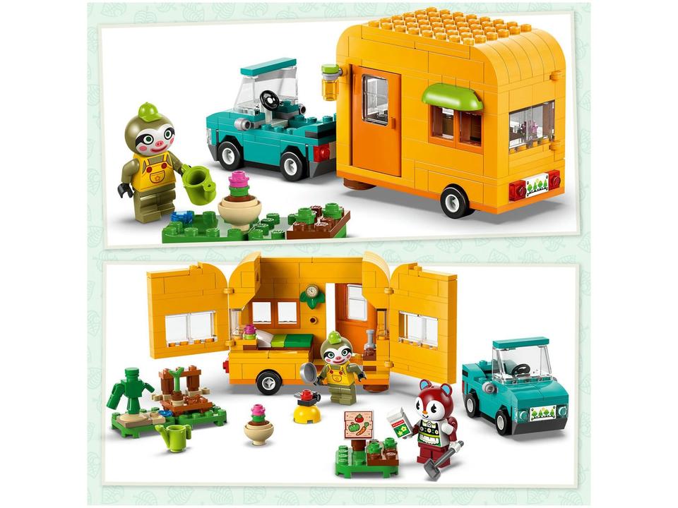 LEGO Trailer e loja de jardinagem do Leif 77054 - 5