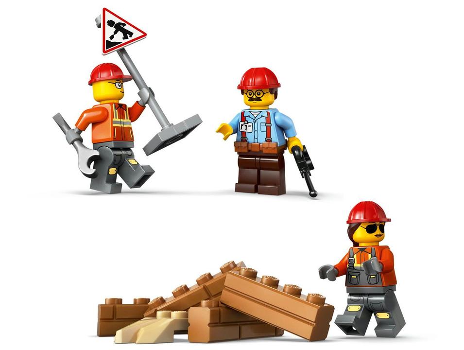 LEGO Trator de Esteira Amarelo 60466 - 5