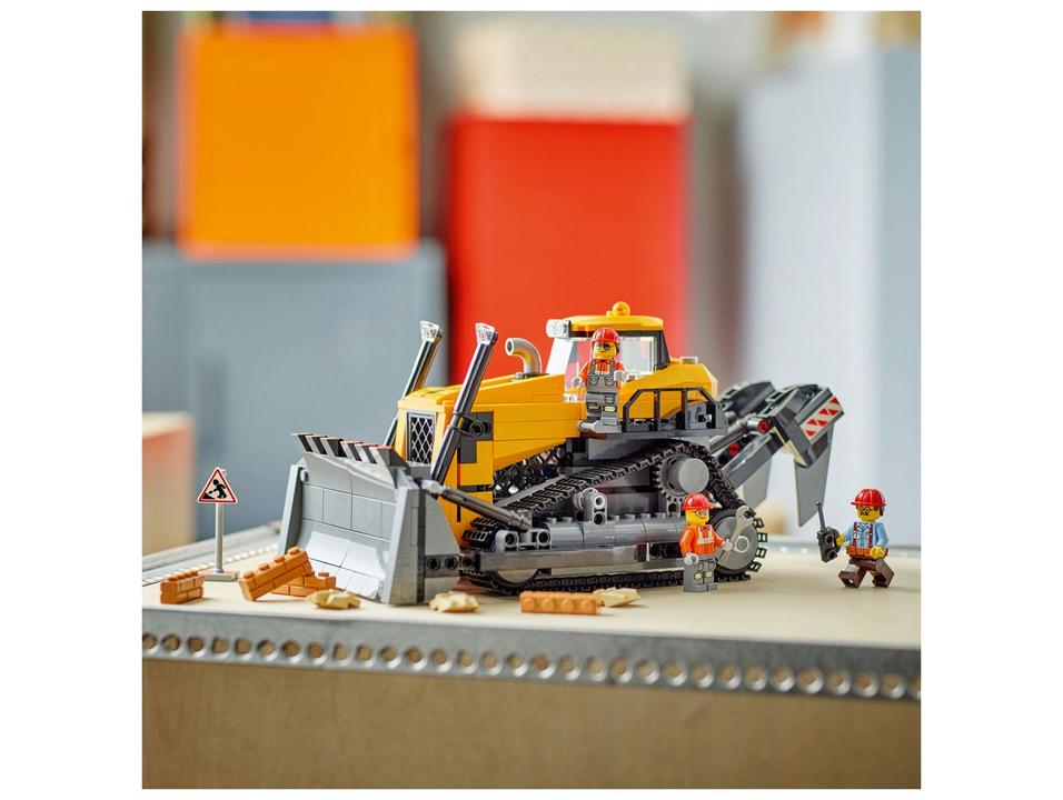 LEGO Trator de Esteira Amarelo 60466 - 2