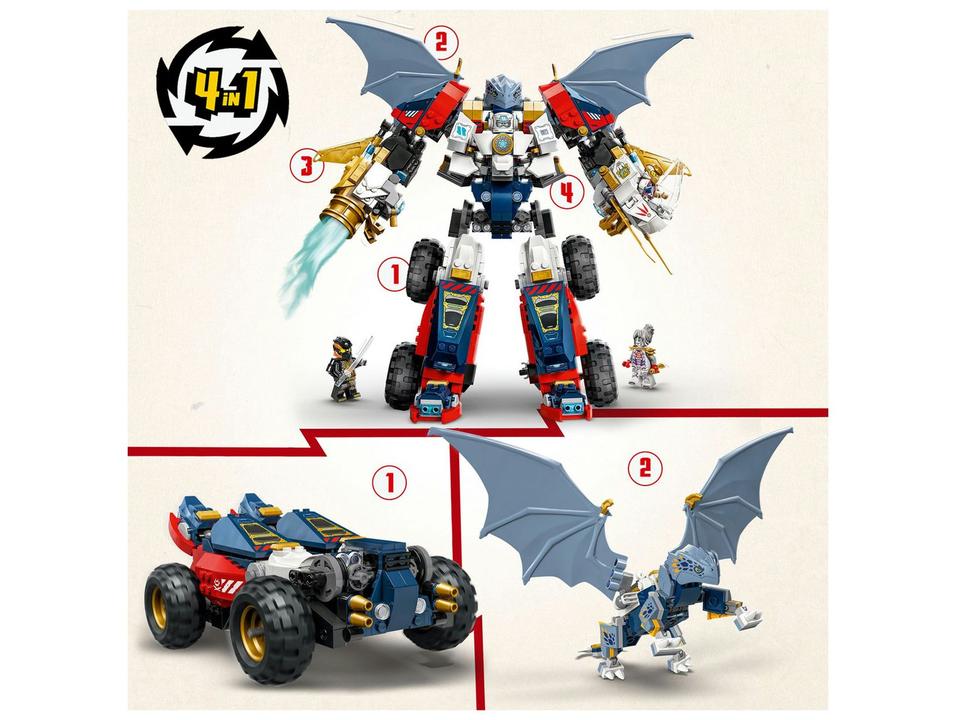 LEGO Ultrameca Combinador do Zane 71834 - 5