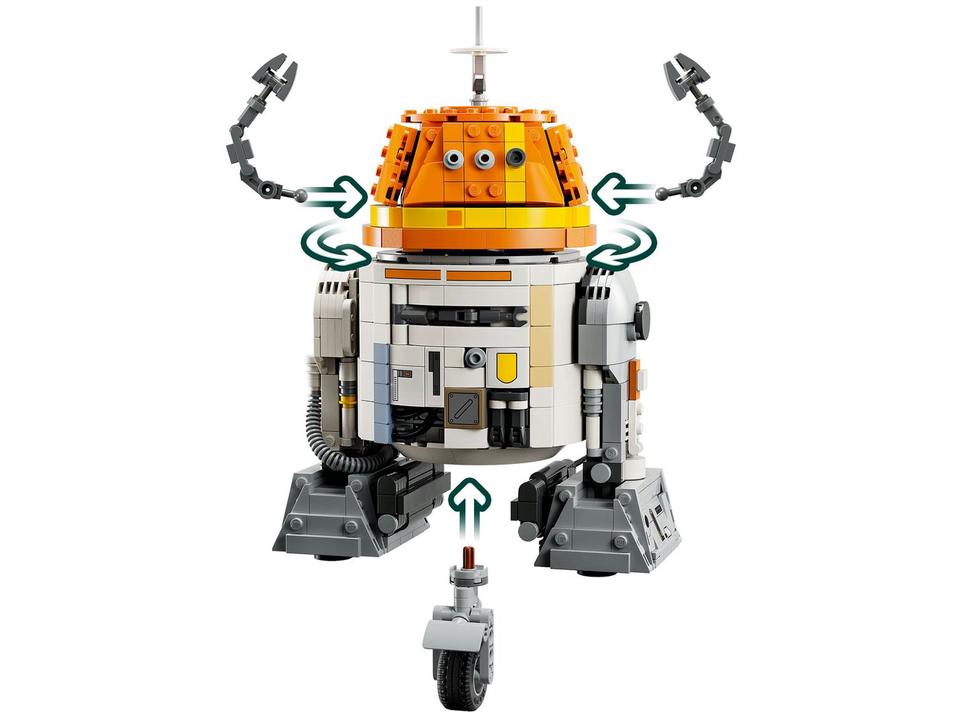 LEGOAhsoka Chopper (C1-10P) Droide Astromecânico - 7