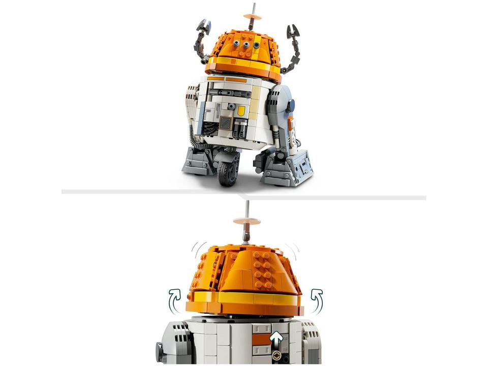 LEGOAhsoka Chopper (C1-10P) Droide Astromecânico - 6